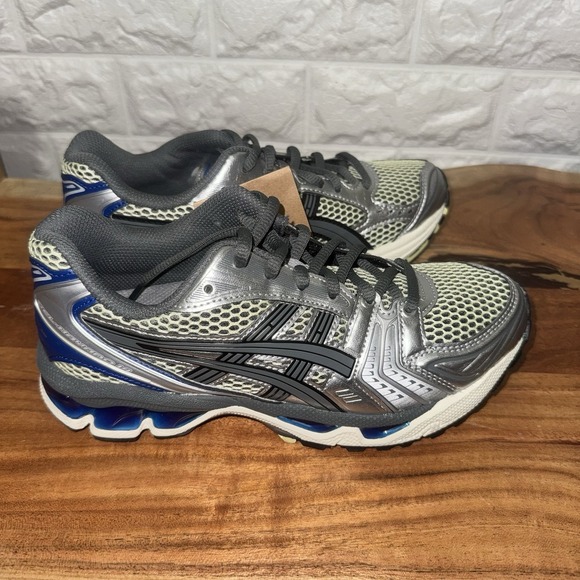 ASICS Gel-Kayano‎ 14 Silver Blue Running Shoes Mens 4 Womens 5.5 main image 4